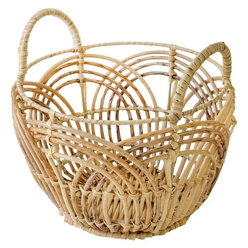 ラウンドバスケット Mサイズ トーク ペタル