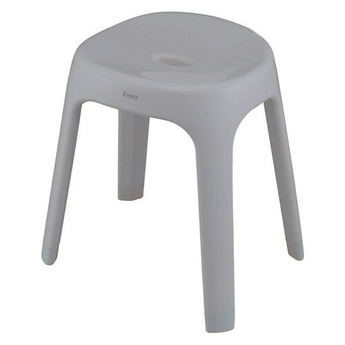風呂椅子 座面高さ35cm Emeal グレー