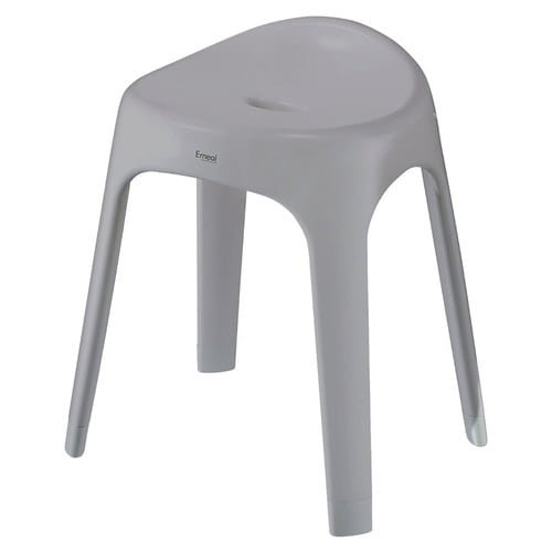 風呂椅子 座面高さ40cm Emeal グレー