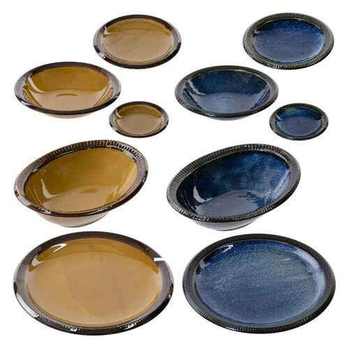 食器 10点セット 2色