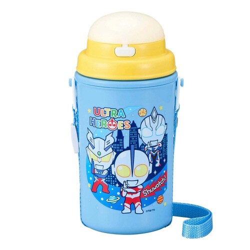 水筒 ストロー付保冷水筒 ULTRAHEROES