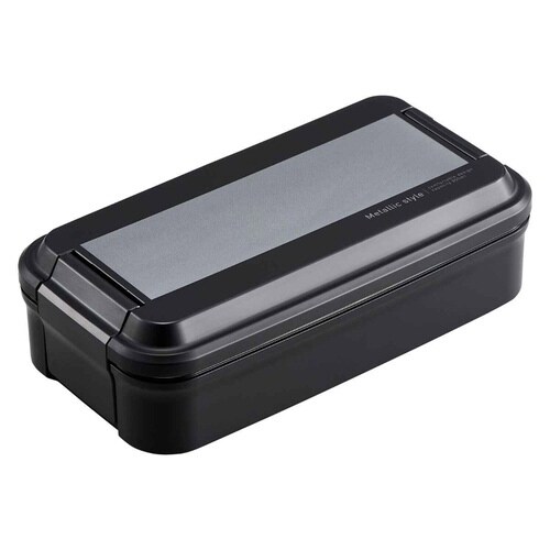 お弁当箱 メタリックスタイル 850ml ブラック