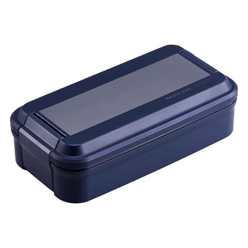 お弁当箱 メタリックスタイル 850ml ネイビー