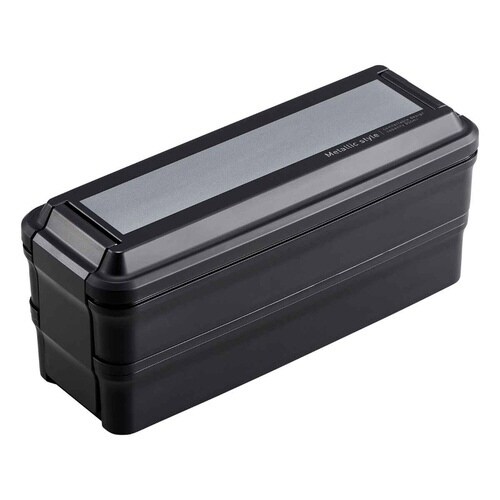 お弁当箱 メタリックスタイル 850ml ブラック