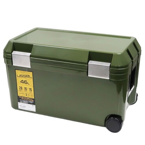 クーラーボックス 46L ホイール付 オリーブ