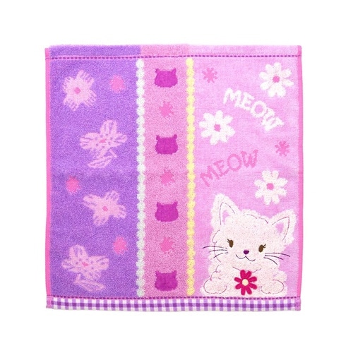 ハンドタオル マシュマロフレンズ パープル