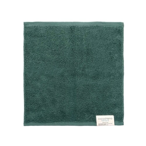 ハンドタオル ココチエナ カラユイ ダークグリーン
