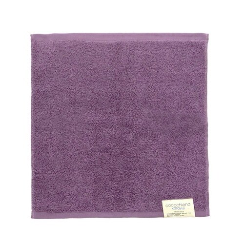 ハンドタオル ココチエナ カラユイ ダークパープル