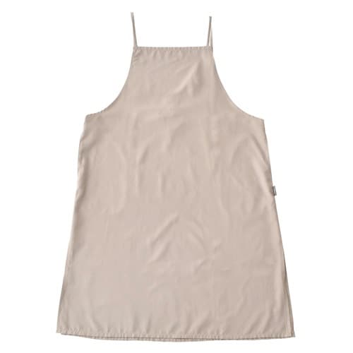 エプロン 無地 willow ベージュ