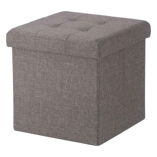 スツール 座面高30.5cm 収納 チャコール