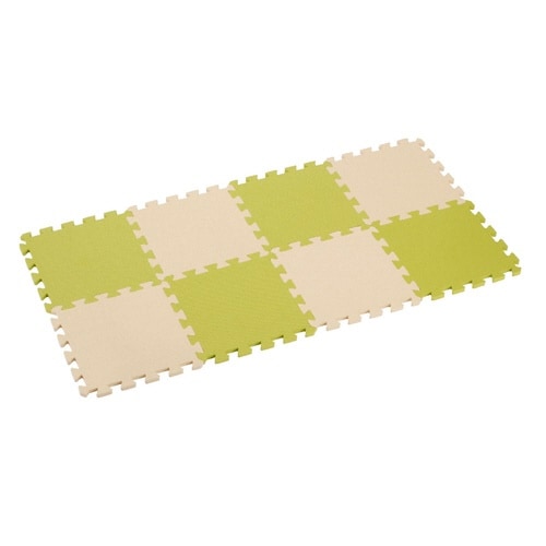 パズルマット やわらかジョイントカラーマット 抹茶