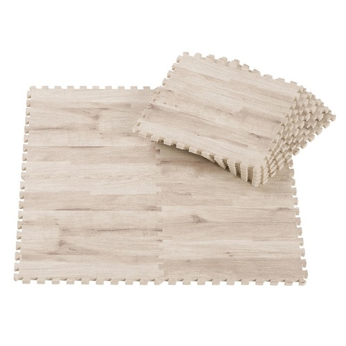 ジョイントマット やわらかウッディマット ホワイト