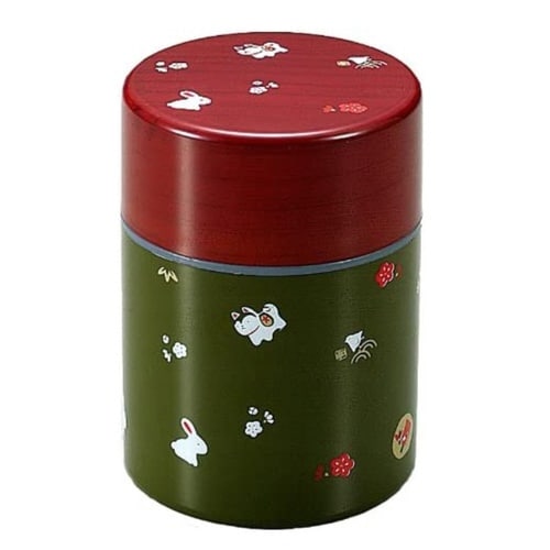 茶筒 250ml 茶筒丸 小 緑小粋 緑