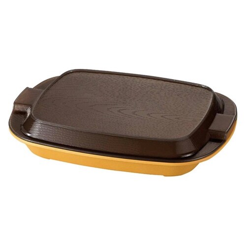 ランチプレート フタ付き 家弁 ベージュ