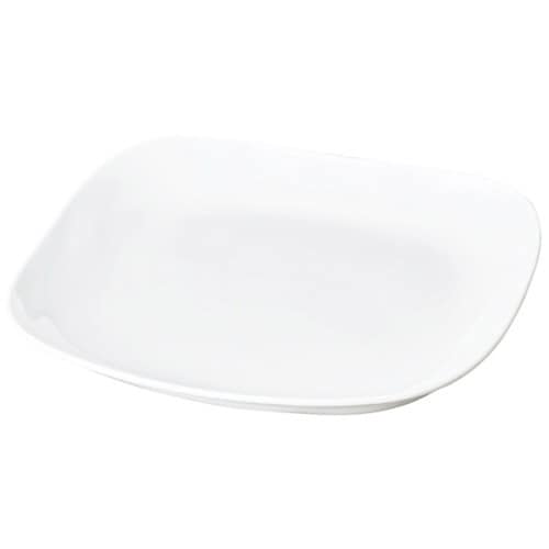 プレート M 23cm モダンスクエア ホワイト