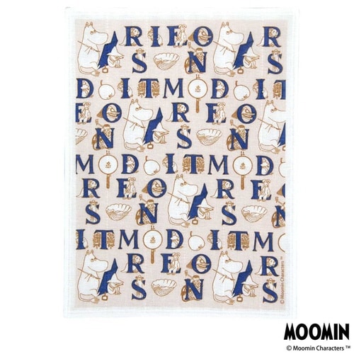 ふきん かや生地ふきん ムーミン カラフル ブルー