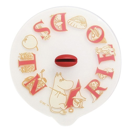 シリコン蓋 ムーミン 電子レンジ対応 レッド