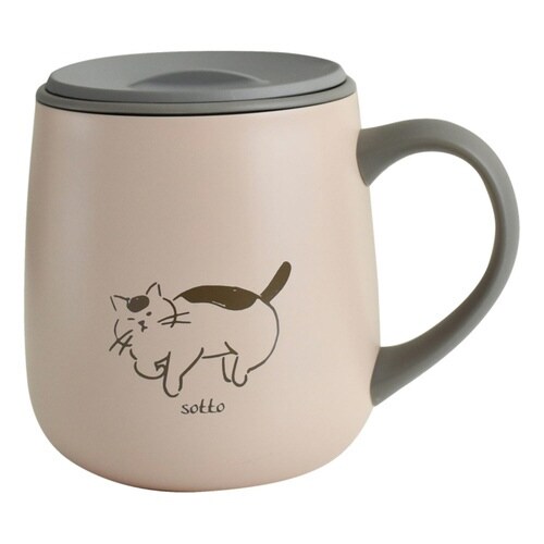 マグカップ フタ付き 300ml sotto ネコ