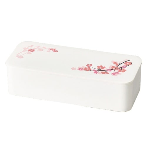 お弁当箱 スリム一段ランチ SAKURA ホワイト