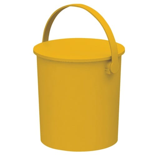 バケツ ふた付き フェルマー 15L イエロー
