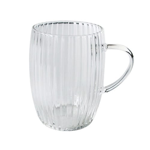 マグカップ 220ml プリーツマグ 耐熱ガラス