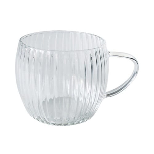 マグカップ 270ml プリーツマグ 耐熱ガラス