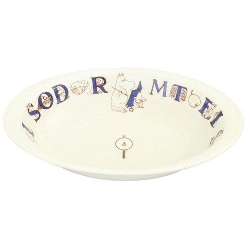 カレー皿 23.5cm ムーミン 耐熱 ブルー