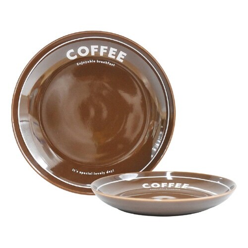 プレート 22.5cm Morning コーヒー