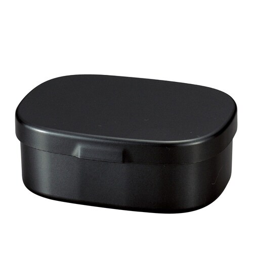 お弁当箱 ワンタッチランチM メタリックブラック
