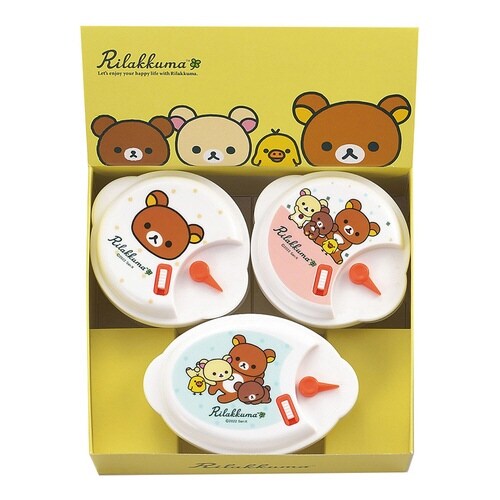 保存容器 リラックマ 電子レンジ容器 丸型 小判型