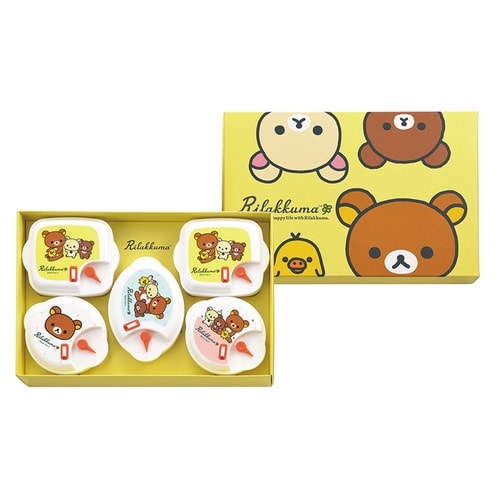 保存容器 リラックマ 電子レンジ容器 丸型 小判型