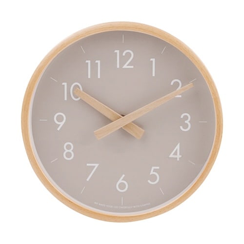 掛け時計 おしゃれ グレー