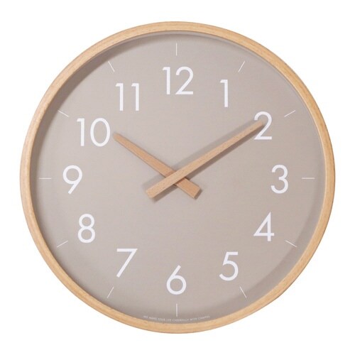 掛け時計 おしゃれ グレー