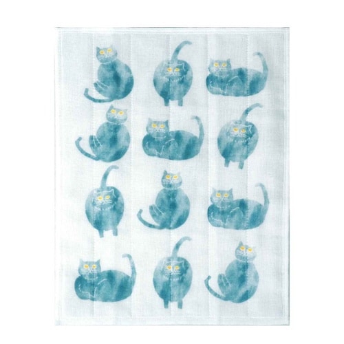 ふきん しあわせ重ねふきん 大判 かぎしっぽの猫