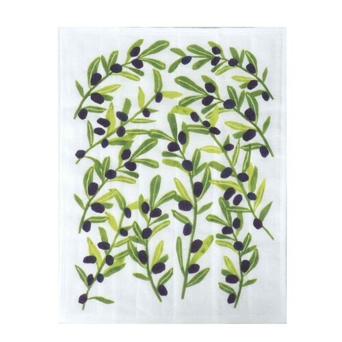 ふきん しあわせ重ねふきん 大判 オリーブ