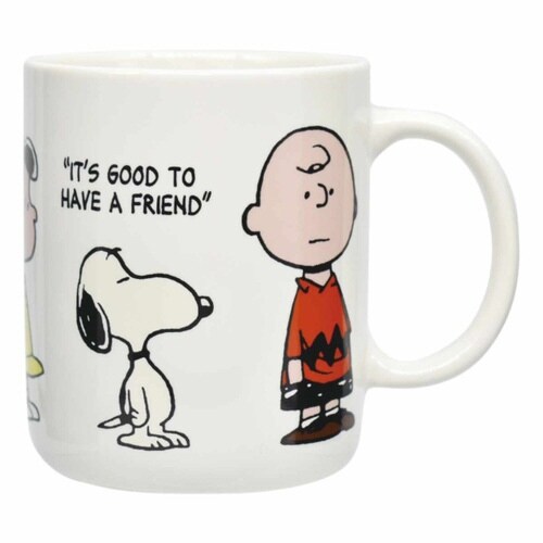 マグカップ 390ml PEANUTS アイボリー