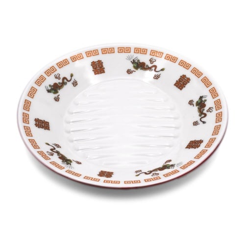 プレート 21cm おまち堂 陶器 龍