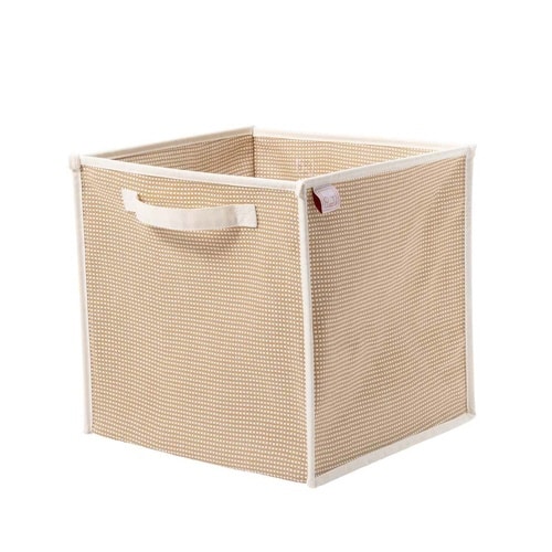 ランドリーバスケット 折りたたみ ベージュ