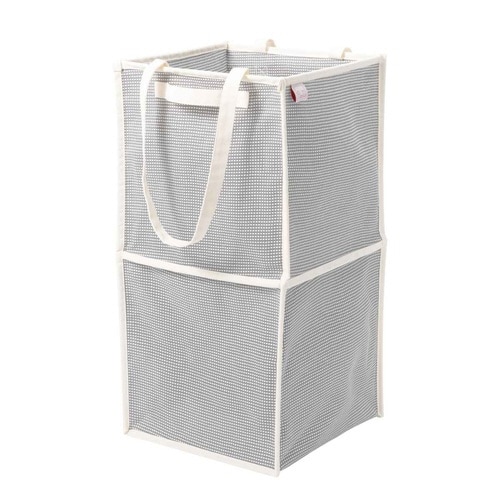 ランドリーバスケット 折りたたみ ピアット グレー