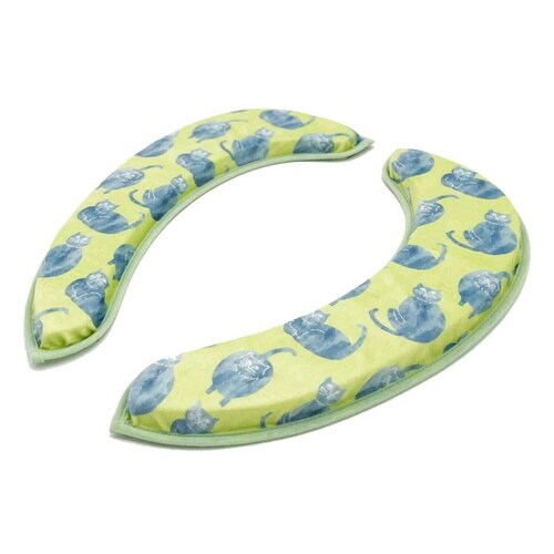 便座クッション マシュマロ ハッピーモチーフ ネコ