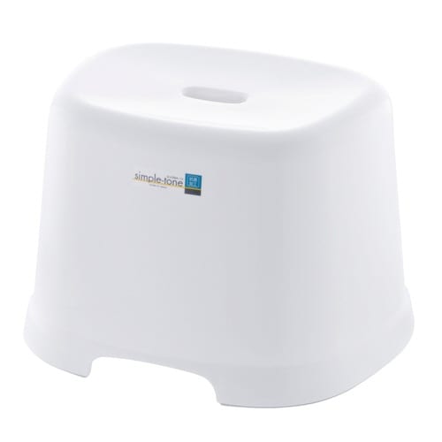 風呂椅子 シンプルトーン 座面高さ ホワイト