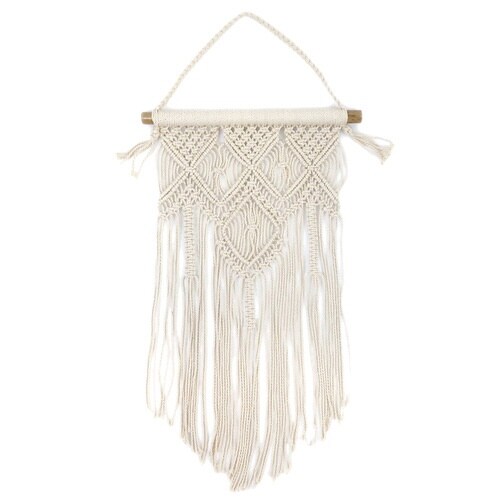 マクラメ ウォールタペストリー 高さ90cm