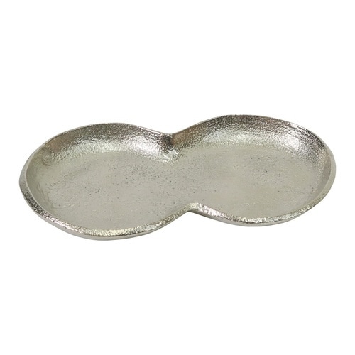 santolina アルミラウンドダブルトレー