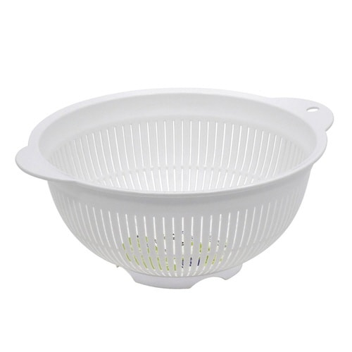 ザル L クッキングパル 電子レンジ対応 ホワイト