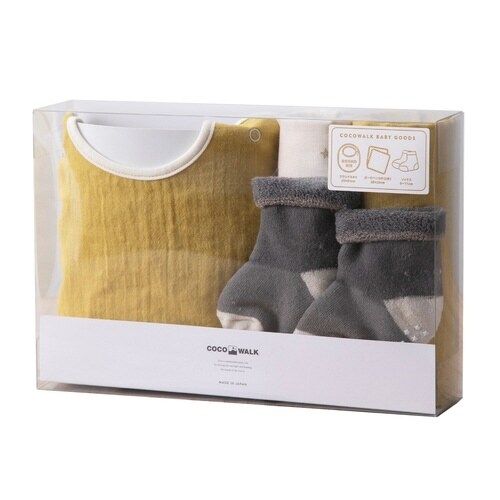 ギフトセット ソックスギフトBOX イエロー