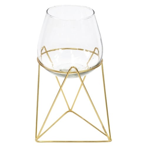 花瓶 スタンドガラスベース S インブルーム