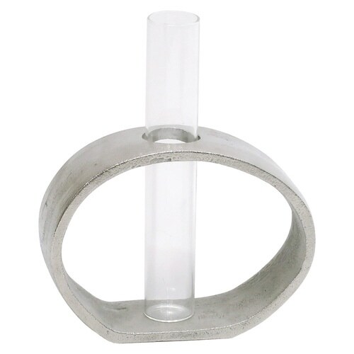 花瓶 アルミハンギングガラスベース オーバル