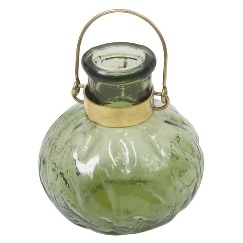 花瓶 ハンギングオーナメントベース グリーン