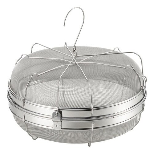 干しかご 丸型 ステンレス製 野菜干しバスケット