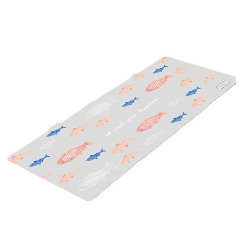 キッチンマット ハッピーモチーフ サカナ